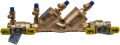 Conbraco - 1 Thread, 175 psi WOG Rating, Bronze Double Check Backflow Preventer Valve - Lead-Free, Use with Potable Water Applications - Exact Tooling