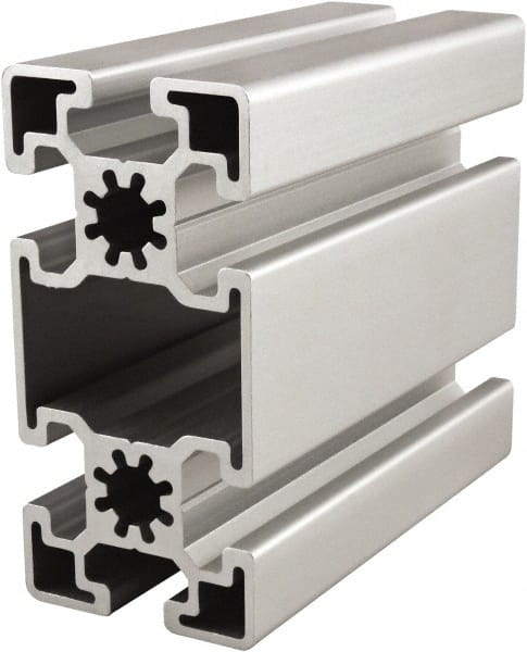 80/20 Inc. - 4 Meters Long x 45 mm Wide x 90 mm Deep, T-Slotted Aluminum Extrusion - Clear Anodized Finish - Exact Tooling