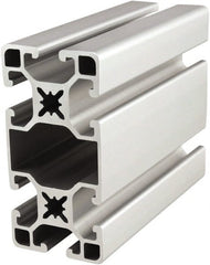 80/20 Inc. - 4 Meters Long x 40 mm Wide x 80 mm Deep, T-Slotted Aluminum Extrusion - Clear Anodized Finish - Exact Tooling