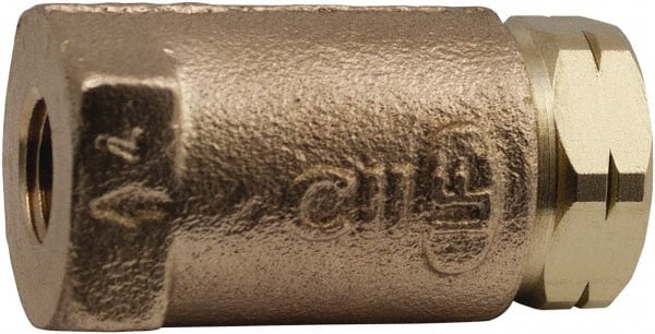 Conbraco - 3/4" Lead Free Bronze Check Valve - Inline, Female NPT, 400 WOG - Exact Tooling