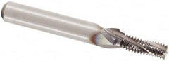 Seco - 3/8-19 BSP, 0.547" Cutting Diam, 3 Flute, Solid Carbide Helical Flute Thread Mill - Internal Thread, 1.394" LOC, 4.016" OAL, 18mm Shank Diam - Exact Tooling