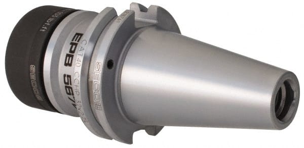 Seco - 2mm to 20mm Capacity, 2.755" Projection, CAT40 Taper Shank, ER32 Collet Chuck - 5.449" OAL - Exact Tooling