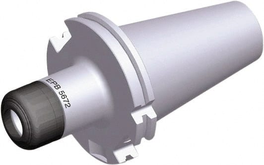 Seco - 2mm to 16mm Capacity, 6.299" Projection, DIN69871-40 Taper Shank, ER25 Collet Chuck - 8.992" OAL - Exact Tooling
