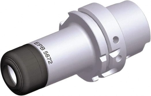 Seco - 1mm to 10mm Capacity, 6.299" Projection, HSK63A Hollow Taper, ER16 Collet Chuck - 7.559" OAL - Exact Tooling