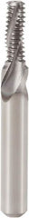 Seco - M6x0.75 Metric Fine, 0.185" Cutting Diam, 3 Flute, Solid Carbide Helical Flute Thread Mill - Internal Thread, 0.488" LOC, 2.165" OAL, 6mm Shank Diam - Exact Tooling