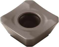 Seco - SEEX09T3 M08 Grade T350M Carbide Milling Insert - TiCN/Al2O3 Finish, 0.156" Thick, 3/8" Inscribed Circle - Exact Tooling