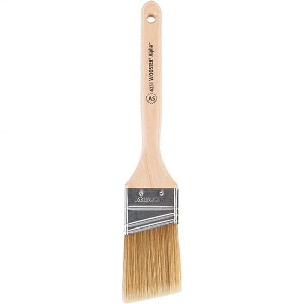 Wooster Brush - 2" Angled Synthetic Sash Brush - 2-11/16" Bristle Length, 7-7/8" Maple Fluted Handle - Exact Tooling