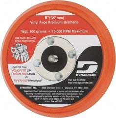Dynabrade - 5" Diam Disc Backing Nonvacuum Replacement Pad - Medium Density, 13,000 RPM - Exact Tooling