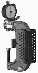 Mahr - 8 to 10 Inch, Snap Gage - 0.75 Inch Reference Anvil Diameter, 0.0005 Inch Graduation, Tungsten Carbide Anvil, Dial Display - Exact Tooling