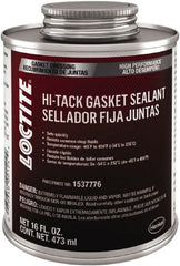 Loctite - 1 Lb Brush Top Anti-Seize Lubricant - Nickel, 2,400°F, Silver - Exact Tooling