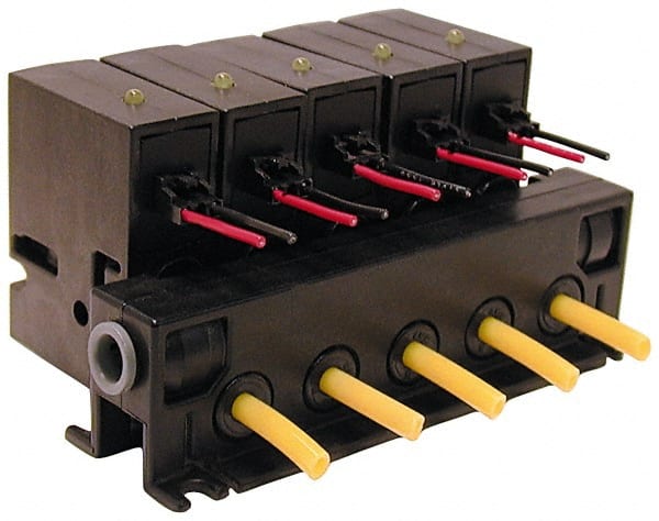 Norgren - 1/4 4 Station Solenoid Valve Manifold - Exact Tooling