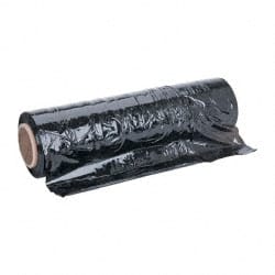 Stretch Associates - 18" x 1,500' 80 Gauge Black Hand Held Stretch & Pallet Wrap for Use with Dispenser - 4 Piece, 80 Gauge, Black - Exact Tooling