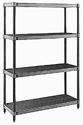 Metro - 24" Wide, 1-1/2" High, Open Shelving Shelf - Polymer, 18" Deep, Use with Metro Max Q - Exact Tooling