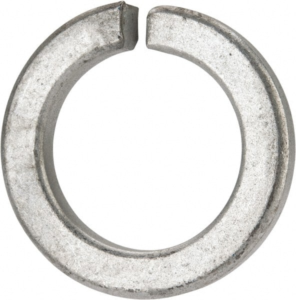 Value Collection - 1-3/4", 1.758" ID, 0.389" Thick Split Lock Washer - Grade 8 Spring Steel, Zinc-Plated Finish, 1.758" Min ID, 1.789" Max ID, 2.679" Max OD - Exact Tooling