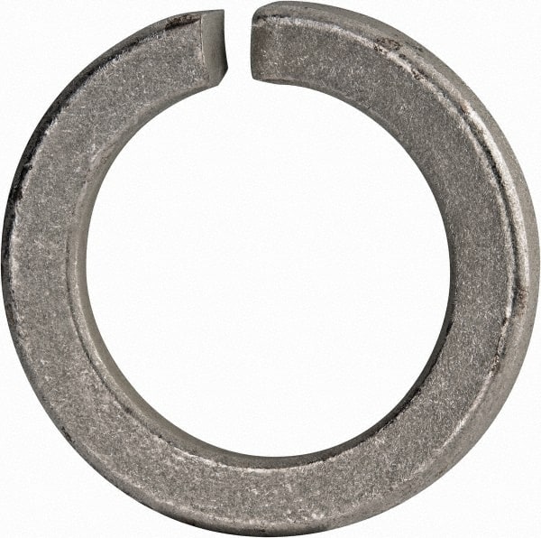 Value Collection - 2", 2.008" ID, 0.422" Thick Split Lock Washer - Grade 8 Spring Steel, Zinc-Plated Finish, 2.008" Min ID, 2.039" Max ID, 2.936" Max OD - Exact Tooling