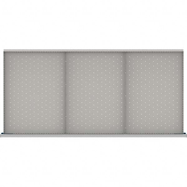 LISTA - 3-Compartment Drawer Divider Layout for 3.15" High Drawers - Exact Tooling