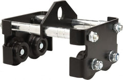 Coffing - 1/4 Ton Capacity Plain Trolley - 2mm to 8.7mm Flange Width, 2-1/4" Wheel Diam, 4" to 24" I-Beam, 27" Min Radius - Exact Tooling