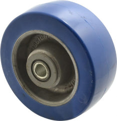 Albion - 5 Inch Diameter x 2 Inch Wide, Polyurethane Caster Wheel - 1,300 Lb. Capacity, 2-3/8 Inch Hub Length, 1/2 Inch Axle Diameter, Sealed Roller Bearing - Exact Tooling