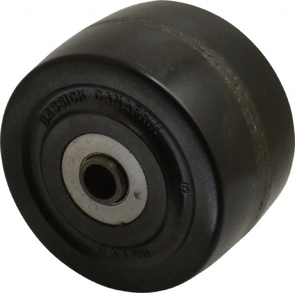Albion - 3 Inch Diameter x 1-13/16 Inch Wide, Phenolic Caster Wheel - 500 Lb. Capacity, 1-15/16 Inch Hub Length, 3/8 Inch Axle Diameter, Roller Bearing - Exact Tooling