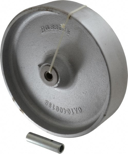Albion - 10 Inch Diameter x 2-1/2 Inch Wide, Semi-Steel Caster Wheel - 1,650 Lb. Capacity, 2-15/16 Inch Hub Length, 1/2 Inch Axle Diameter, Roller Bearing - Exact Tooling