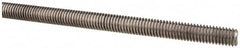 Made in USA - 3/8-16 UNC (Coarse), 6' Long, Low Carbon Steel Threaded Rod - Oil Finish Finish, Right Hand Thread - Exact Tooling