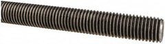 Made in USA - 3/4-10 UNC (Coarse), 6' Long, Low Carbon Steel Threaded Rod - Oil Finish Finish, Right Hand Thread - Exact Tooling
