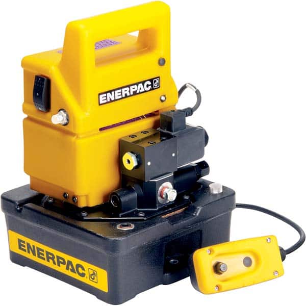 Enerpac - Power Hydraulic Pumps & Jacks Type: Electric Pressure Rating (psi): 10000 - Exact Tooling