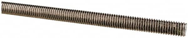 Made in USA - 3/8-16 UNC (Coarse), 6' Long, Stainless Steel Threaded Rod - Right Hand Thread - Exact Tooling