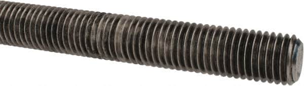 Made in USA - 3/4-10 UNC (Coarse), 6' Long, Stainless Steel Threaded Rod - Right Hand Thread - Exact Tooling