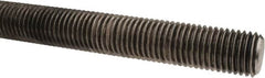 Made in USA - 7/8-9 UNC (Coarse), 6' Long, Stainless Steel Threaded Rod - Right Hand Thread - Exact Tooling