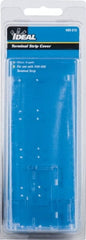 Ideal - 1.35mm High x 7.9" Long, Terminal Block End Cover - Use with 89-500 Terminal Strip Series - Exact Tooling