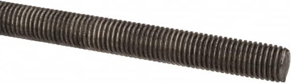 Made in USA - 5/16-24 UNF (Fine), 6' Long, Stainless Steel Threaded Rod - Right Hand Thread - Exact Tooling