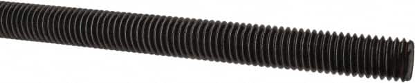 Value Collection - 1/2-13 UNC (Coarse), 6' Long, Alloy Steel Threaded Rod - Plain Finish, Right Hand Thread - Exact Tooling