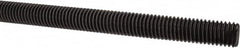 Value Collection - 1/2-13 UNC (Coarse), 6' Long, Alloy Steel Threaded Rod - Plain Finish, Right Hand Thread - Exact Tooling