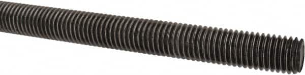 Value Collection - 5/8-11 UNC (Coarse), 6' Long, Alloy Steel Threaded Rod - Plain Finish, Right Hand Thread - Exact Tooling