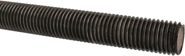 Value Collection - 7/8-9 UNC (Coarse), 6' Long, Alloy Steel Threaded Rod - Right Hand Thread - Exact Tooling