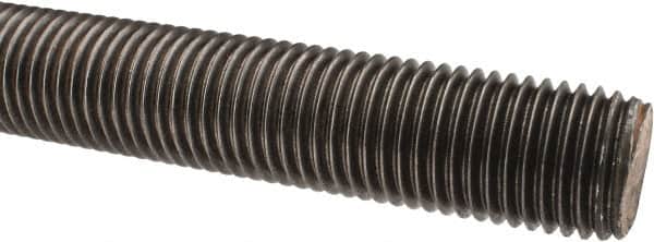 Value Collection - 1-1/4-7 UNC (Coarse), 6' Long, Alloy Steel Threaded Rod - Right Hand Thread - Exact Tooling