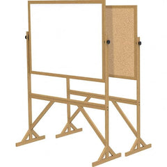 Ghent - Whiteboards & Magnetic Dry Erase Boards Type: Reversible Dry Erase/Corkboard Height (Inch): 71-3/4 - Exact Tooling