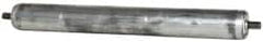 Made in USA - Replacement Conveyor Roller for 16 Inches Between Frame - 1.9 Inch Diameter, 7/16 Inch Axle, Galvanized Steel Finish, 16 Gage - Exact Tooling