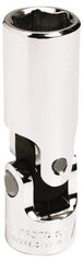 Proto - 5/8", 3/8" Drive, Deep Hand Socket - 6 Points, 2-3/8" OAL, Alloy Steel, Chrome Finish - Exact Tooling