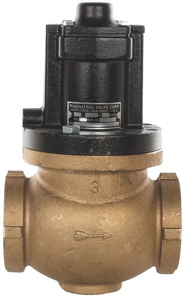 Magnatrol Valve - 3" Port, 2 Way, Solenoid Valve - Normally Closed - Exact Tooling