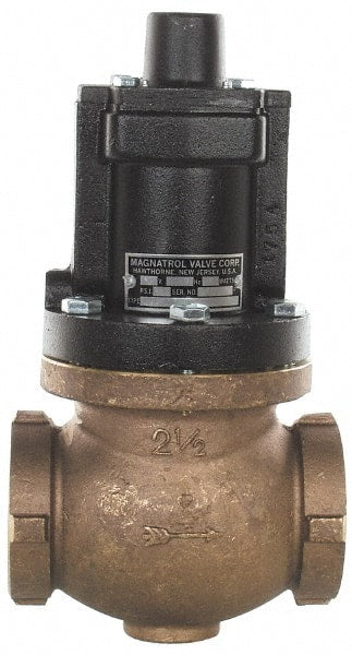 Magnatrol Valve - 2-1/2" Port, 2 Way, Solenoid Valve - Normally Open - Exact Tooling