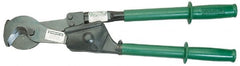 Greenlee - 27-1/2" OAL, 1,500 MCM Capacity, Cable Cutter - Rubber Handle - Exact Tooling