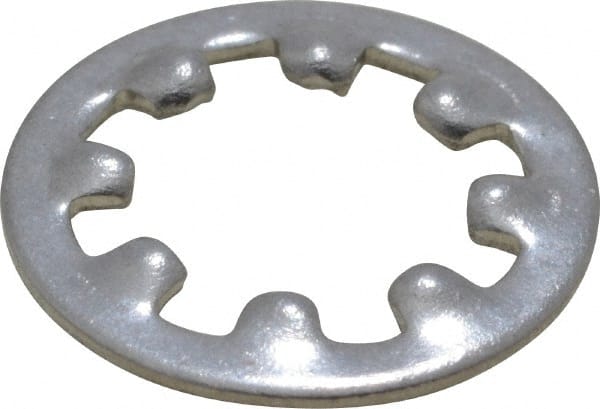 Value Collection - M5 Screw, 5.3mm ID, Stainless Steel Internal Tooth Lock Washer - 10mm OD, Uncoated, Grade 18-8 & Austenitic A2 - Exact Tooling