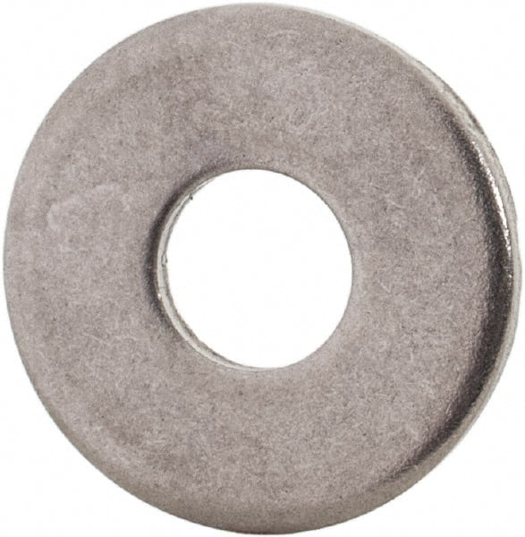 Value Collection - M4 Screw, Grade 316 Stainless Steel Fender Flat Washer - 4.3mm ID x 12mm OD, Plain Finish - Exact Tooling