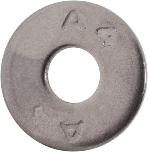 Value Collection - M6 Screw, Grade 316 Stainless Steel Fender Flat Washer - 6.4mm ID x 18mm OD, Plain Finish - Exact Tooling