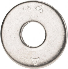 Value Collection - M8 Screw, Grade 316 Stainless Steel Fender Flat Washer - 8.4mm ID x 24mm OD, Plain Finish - Exact Tooling