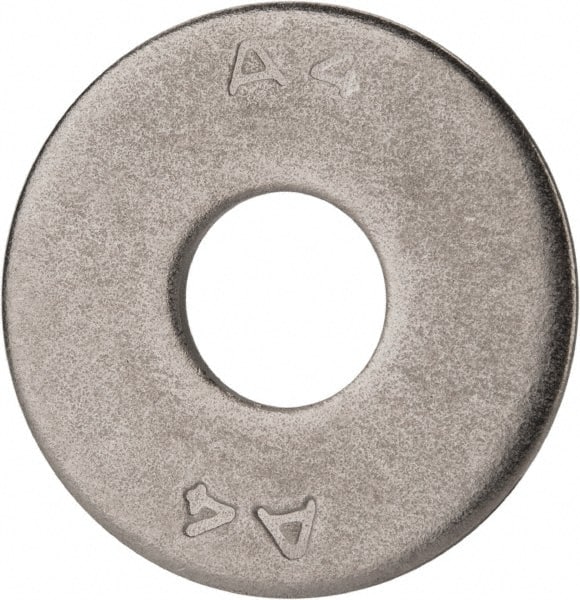 Value Collection - M12 Screw, Grade 316 Stainless Steel Fender Flat Washer - 13mm ID x 37mm OD, Plain Finish - Exact Tooling