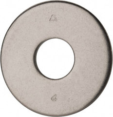 Value Collection - M16 Screw, Grade 316 Stainless Steel Fender Flat Washer - 17mm ID x 50mm OD, Plain Finish - Exact Tooling