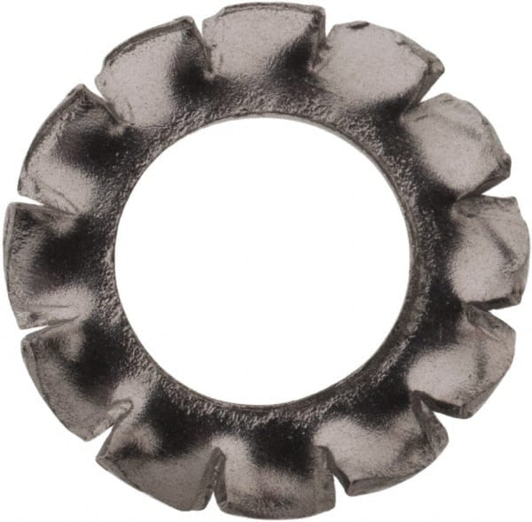 Value Collection - M5 Screw, 5.3mm ID, Stainless Steel External Tooth Lock Washer - 10mm OD, Uncoated, Grade 316 & Austenitic A4 - Exact Tooling